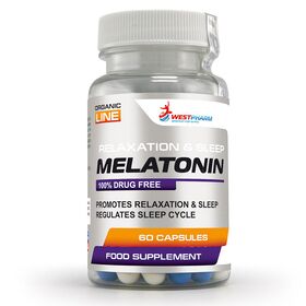  Мелатонин от WestPharm - Melatonin (5 мг) (60 порц/60 капс) 