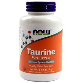  Таурин от NOW Taurine Powder (227 порц/227 гр) 