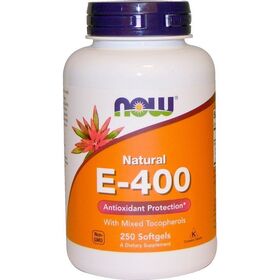  Витамин Е от NOW E-400 (250 капс) 